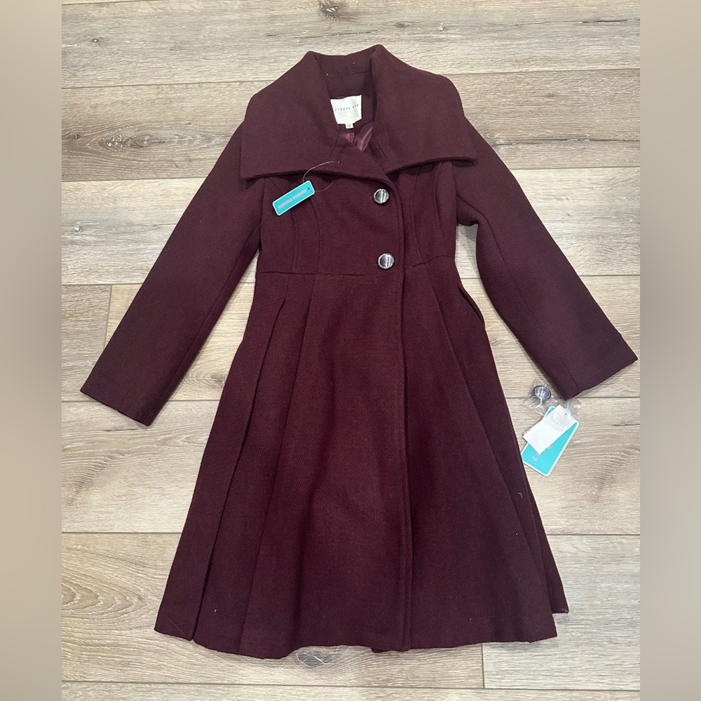 Copper key girls coat new